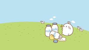 Wallpaper Molang By Leyfzalley On Deviantart Cute Laptop Wallpaper Cute Desktop Wallpaper Molang Wallpaper