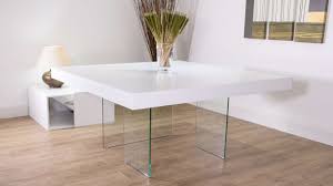 Shop our best selection of 8+ person kitchen & dining room table sets to reflect your style and inspire your home. Aria White Oak And Glass Square Dining Table Modern Square Dining Table Square Dining Tables Square Glass Dining Table