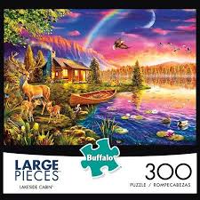 Order stock items before 2pm for same day dispatch. Buffalo Games Large Piece Lakeside Cabin 300 Piece Jigsaw Puzzle Walmart Com Lakeside Cabin Larger Piece Jigsaw Puzzles 300 Pieces Jigsaw Puzzle