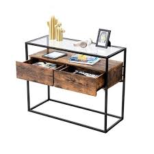 Shop for industrial style sofa table online at target. Industrial Console Table Console Table Vasagle By Songmics