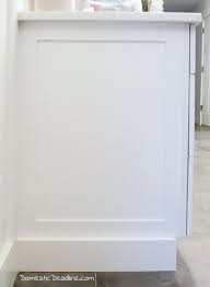 Diy Cabinet End Panels Domestic Deadline Kitchen Cabinets End Panels Upper Kitchen Cabinets Fixer Upper Kitchen