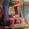 Make a canopy tent from a hula hoop; 1