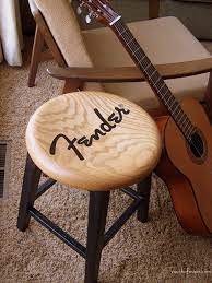i m dreaming of a black christmas guitar chair stool classic bar stools