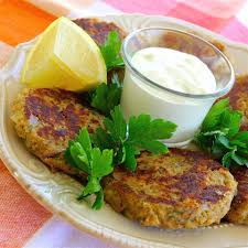 Just a touch of breadcrumb is all you need here, as the raw salmon is the real binder. Grandma S Famous Salmon Cakes Recipe Allrecipes