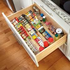 Rev A Shelf Wood Spice Drawer Insert Spice Organization Drawer Spice Drawer Kitchen Drawers
