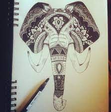 Elephant Face Tattoo Google Search Mandala Tatuirovki Idei Dlya Tatuirovok