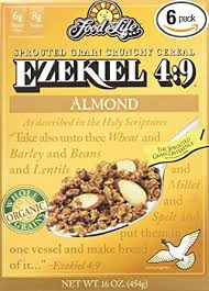 Ezequiel 4 9 Cereal Integral Con Almendras De 16 Onzas Paquete De 6 Unidades Amazon Com Grocery Gourmet Food
