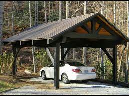 Wooden ports are easier to construct than metal. Wooden Carports For Protecting Your Car Decorifusta