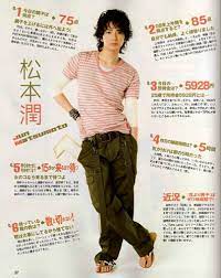 arashi jun matsumoto potato magazine 2008 松本潤 嵐 松本