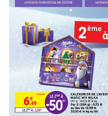 Email * téléphone * code postal. Offre Calendrier De L Avent Magic Mix Milka Le 2eme A 50 Chez Intermarche