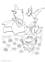 The words purple and orange are commonly believed to have no corresponding words that rhyme with them. Dinosaur On The Flower Meadow Coloring Pages Printable Com