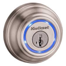 Weiser lock's powerbolt 3000 dead bolt can be unlocked by remote control. Satin Nickel Kevo Traditional Touch To Open Smart Lock 1st Gen Kwikset