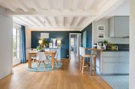 Maison Lyon Renovation De 120 M2 Pour Une Famille Salle A Manger Bleue Maison Lyon Et Deco Salle A Manger