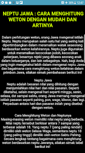 Check spelling or type a new query. Perhitungan Weton Jawa Lengkap Latest Version For Android Download Apk