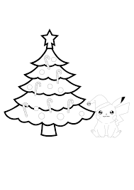 Pikachu And Christmas Tree Coloring Pages 2 Free Coloring Sheets 2020 Christmas Tree Coloring Page Tree Coloring Page Pikachu Coloring Page