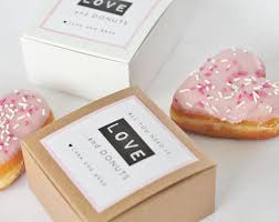 Dozen Donut Favor Boxes Single Kraft Donut Box Wedding Favor Custom Labels All You Need Is Love And Donuts Funny Favor Bridal Shower Donut Box Funny Favors Custom Labels