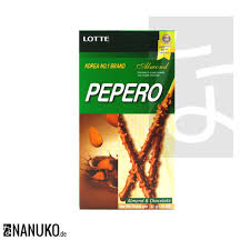 As of 2017, pepero is manufactured in several flavors: Lotte Pepero Almond 32g Nanuko De Asia Onlineshop
