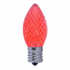 Bulbrite 5 Watt Equivalent Red Light C7 Non Dimmable Led Candelebra Screw Light Bulb 25 Pack Outdoor Light Bulbs Led Replacement Bulbs Led Candle Lights