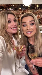 #ad Holy ship! @Ella Henderson ✨ and @Siân Welby take a look around  @Voyages decked out brand new ship Valiant Lady ⚓️ #VirginVoyages