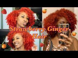 How I Got This Ginger Bright Red Strawberry Color I Dyed My Hair Strawberry Ginger Frizzeecurlz You Dye Black Hair Red Black Hair Dye Dyed Natural Hair