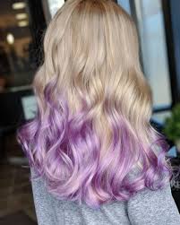 The overall effect is bright and beautiful and incorporates electric purple into your look with ease. 22 Stunning Purple Ombre Hair Color Ideas For 2021
