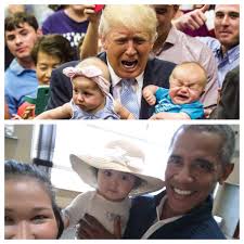 Therightingredient On Twitter Last Time Trump Had A Crying Baby At His Campaign He Kicked Them Out Of His Rally Vs Obama Meeting Baby At Alaska Airport Babies Just Know Https T Co Qdm7fxuyzw
