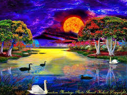 Heavens Beauty In The Beginning God Instagram Posts Canvas Painting