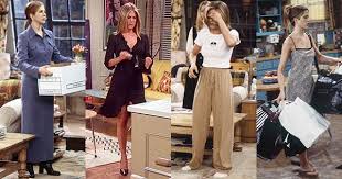 A standout look from season 10, rachel wore this halterneck floral dress when the friends decamped to barbados to attend ross's palaeontology conference. Friends Rachel Green Style