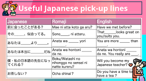 They may even put a smile on her face. Top 10 Useful Japanese Pick Up Lines So Cheesy They Might Actually Work