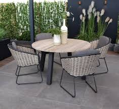 ronde eettafel tafel tuin tuintafels ronde eettafel
