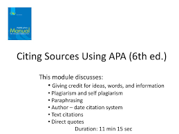 Writers and researchers in the behavioral and social sciences. Ppt Citing Sources Using Apa 6th Ed Powerpoint Presentation Free Download Id 5432773