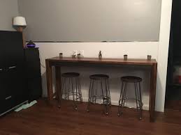 Pomona concrete & fsc® acacia rectangular dining table + indio coastal fsc® mahogany rope dining chair. Signature Design By Ashley Torjin 72 In Long Counter Height Console Table Walmart Com Walmart Com