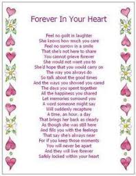 Forever In Your Heart Sympathy Poems Funeral Poems Words Of Comfort