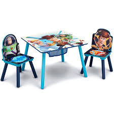 Disney Pixar Toy Story 4 Kids Table And Chair Set With Storage By Delta Children Walmart Com Toy Room Kids Kids Table And Chairs Kids Chairs