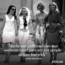 Maybe our girlfriends are our soulmates and guys are just people to have fun with. Pin On Inspiration Quotes For Women