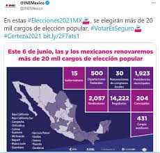 The formal period of campaigning is from march 5 to june 2. Ine Elecciones 2021 Conteo Rapido Prep Y Resultados Oficiales En Mexico Elecciones Federales De Mexico De 2021 Elecciones Federales Y Locales De Mexico Nnda Nnlt Respuestas El Comercio Peru