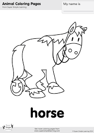 Some creatures that live beneath the waves are as bright, beautiful, and strange as the ecosystems that surround them. Horse Coloring Page Super Simple
