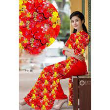 Áo dài cách tân 2021 có nhiều lớp tà áo cũng là một trong những trendy được lăng xê hết mực trong dịp tết năm nay. Váº£i May Ao Dai Táº¿t Xuan 2021 Shopee Viá»‡t Nam