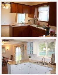 1960 S Kitchen Makeover Remodel Before And After Hardwood Flooring Painted White Cabinets N Kitchen Remodel Cost Ranch Kitchen Remodel Condo Kitchen Remodel