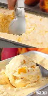No Churn Peaches Cream Ice Cream Video Ice Cream Maker Recipes Sorbet Recipes Ice Cream Recipes