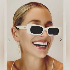 Lu Goldie X Lisa Danielle Cream Salome sunglasses