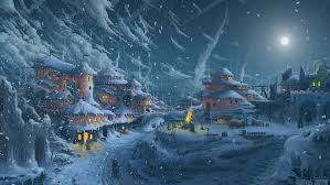 Hd Wallpaper Fire Building Snow Winter Moon Architecture Digital Art Wallpaper Flare Design your everyday with removable snow art wallpaper you'll love. fire building snow winter moon