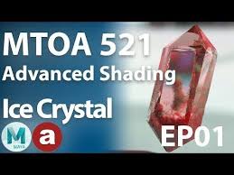 a tutorial series that shows how to create the most realistic glass ice and crystal shaders using arnold procedural and volume rendering チュートリアル クリスタル 3d モデル