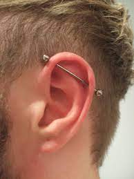 Mens Scaffold Piercing Google Search Piercings Masculinos Brincos Masculinos Ideias Para Piercings