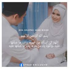 Doa untuk istri setelah akad nikah oleh ibnu mukhtar segala puji hanyalah milik allah. Afrah Exclusive Doa Selepas Akad Nikah Doa Setelah Facebook