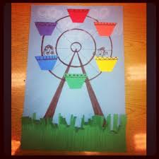 Kindergarten Color Ferris Wheel Kindergarten Art Lessons Kindergarten Art Projects Color Wheel Art Projects