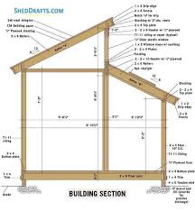 10x10 Clerestory Shed Plans Blueprints 01 Building Section Wood Shed Plans Shed Design Building A Shed