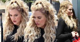 Pin By Maci Scheer On Hair Hair Half Up Hair Khloe Kardashian Hair