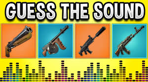 Gun game is certainly evolving as we get more options in fortnite to play with in creative mode! Guess The Gun Sound In Fortnite Battle Royale Fortnite Quiz 2 Youtube