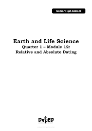 Used to date the sample of a woolly mammoth hair. Earth And Life Science Module 12 Relative And Absolute Dating Shs Modules